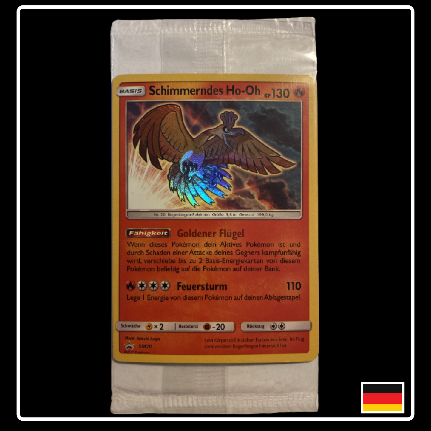 Schimmerndes Ho-Oh Deutsch SM70 Promo