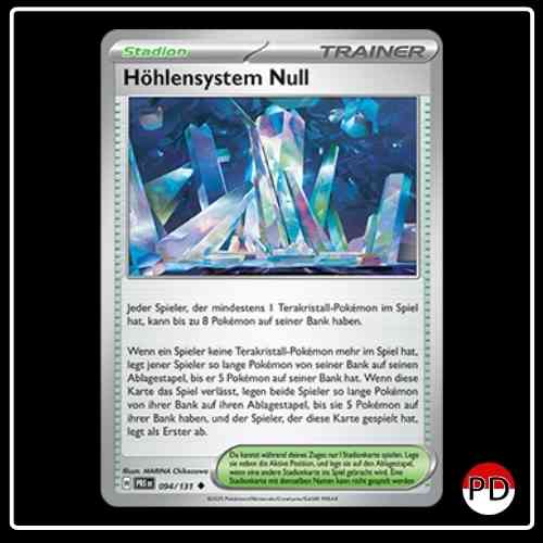 Höhlensystem Null 094/131 Pokemon Prismatische Entwicklungen