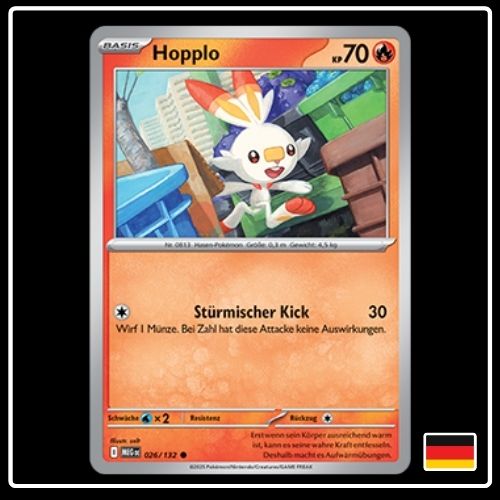 Hopplo 026/132 Pokemon Mega Entwicklung