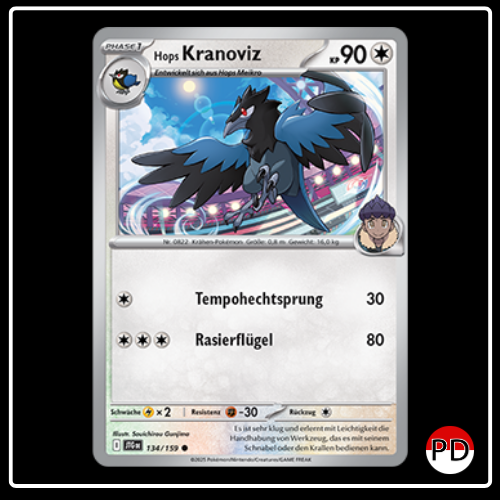 Hops Kranoviz 134/159 Pokemon Reisegefährten