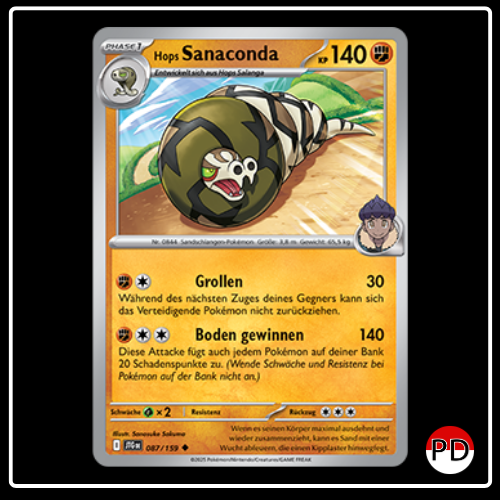 Hops Sanaconda 087/159 Pokemon Reisegefährten