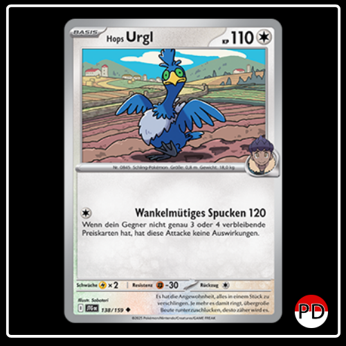 Hops Urgl 138/159 Pokemon Reisegefährten