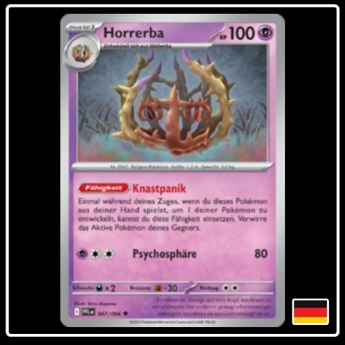 Horrerba 047/094 Pokemon Fatale Flammen