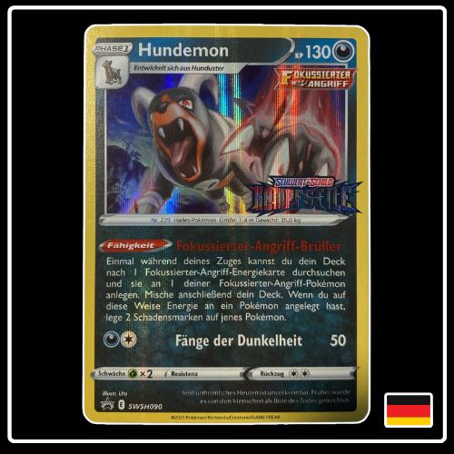 Hundemon HOLO Kampfstile SWSH090 Pokemon Black Star Promo