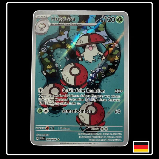 Hutsassa Illustration Rare 096/086 Pokemon Schwarze Blitze