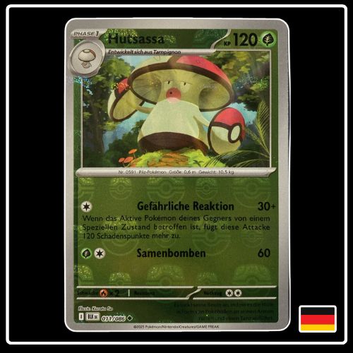 Hutsassa Meisterball 011/086 Pokemon Schwarze Blitze