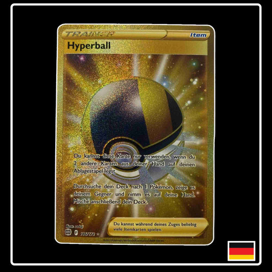 Hyperball GOLD 186/172 aus dem Pokemon Set Strahlende Sterne