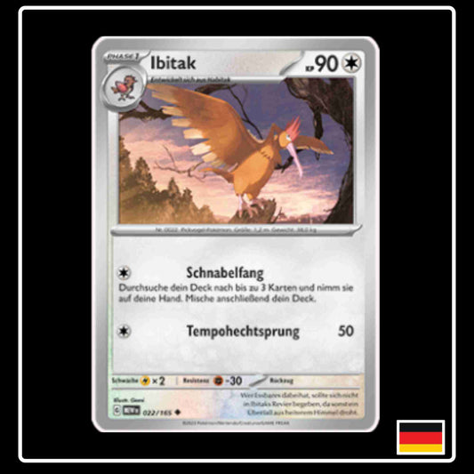 Ibitak 022/165 aus dem Pokemon Set Karmesin & Purpur 151 