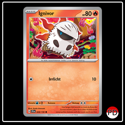 Ignivor 028/159 Pokemon Reisegefährten