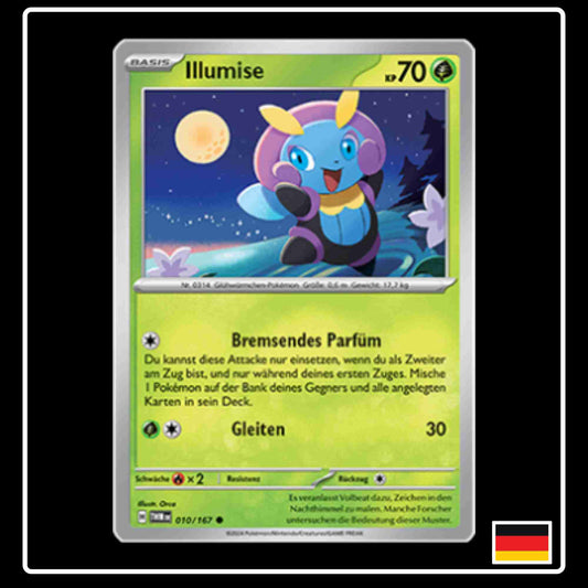 Illumise Pokemon Karte 010/167 aus dem Set Maskerade im Zwielicht