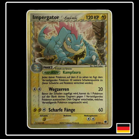 Impergator 2/101 Pokemon EX Dragon Frontiers