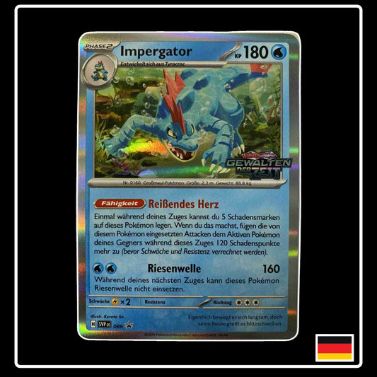 Impergator Holo Stamm Promo SVP DE 089 aus Pokemon Karmesin und Purpur