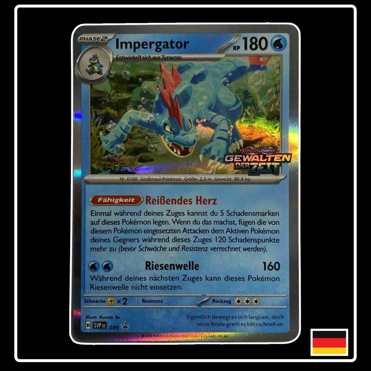 Impergator Holo STAFF SVP DE 089 SV Black Star Promo