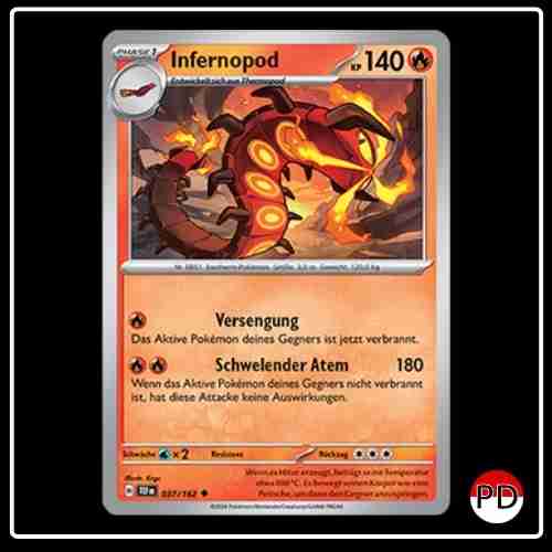 Infernopod 037/162 Pokemon Gewalten der Zeit