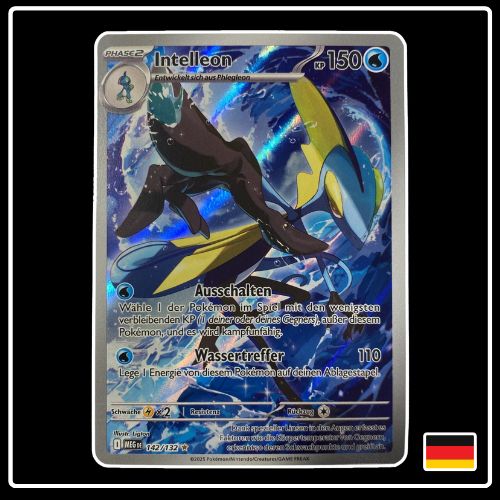 Intelleon Illustration Rare 142/132 Pokemon Mega Entwicklung