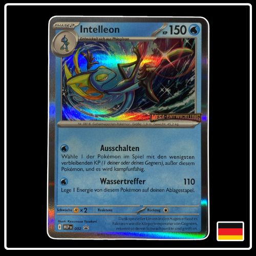 Intelleon Holo MEP DE 002 Mega Entwicklung Black Star Promo