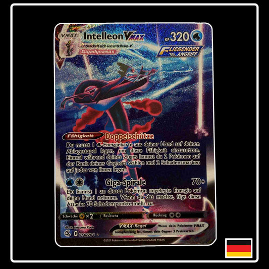 Intelleon VMAX Alternative Art Secret Rare Pokemon Karte aus dem Set Fusion Strike