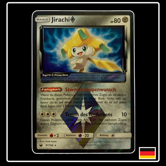 Jirachi Prisma-Stern 97/168 Pokemon Sturm am Firmament