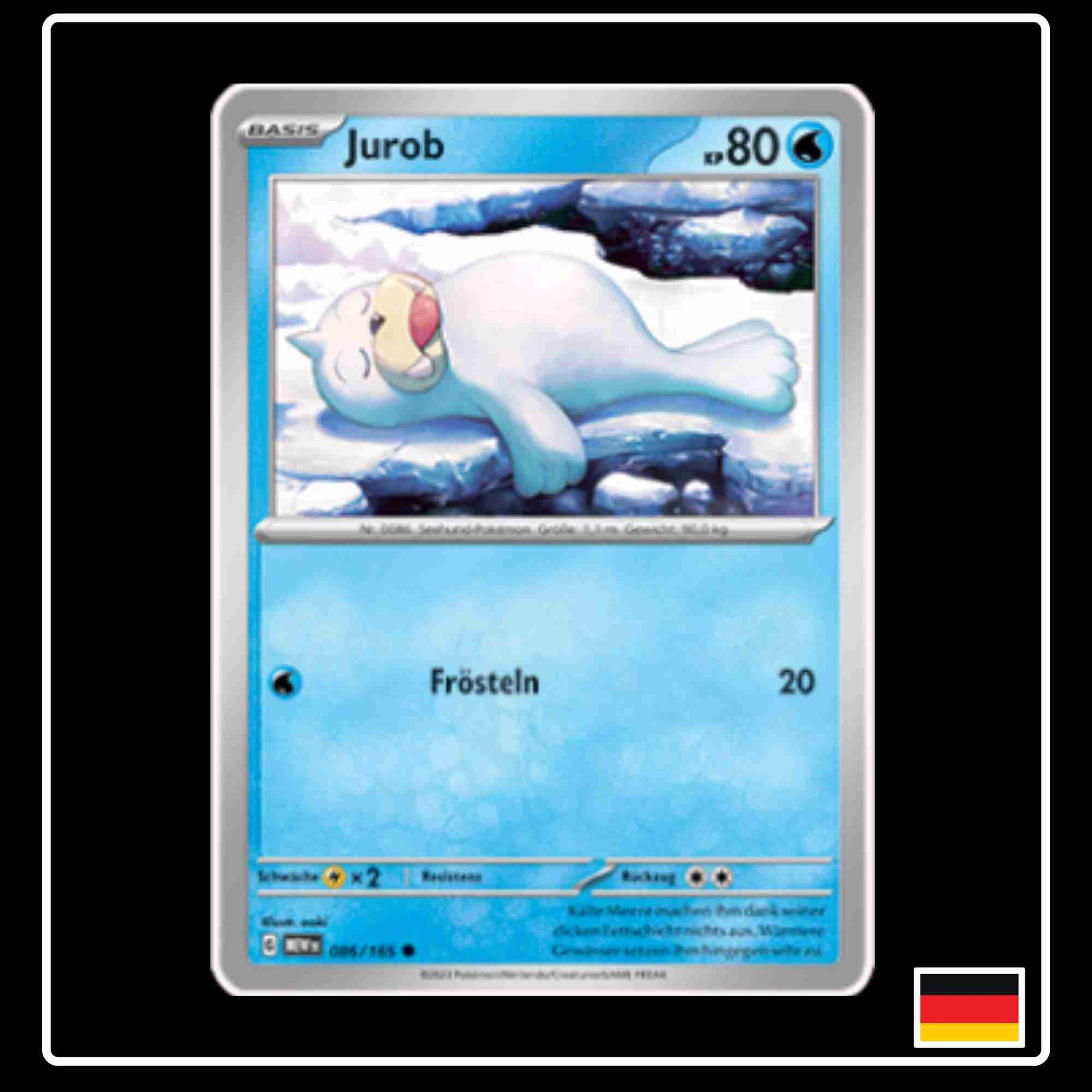 Jurob 086/165 aus dem Pokemon Set Karmesin & Purpur 151 