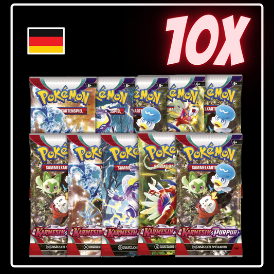 Karmesin & Purpur Booster Pack (10x Stück) Deutsch