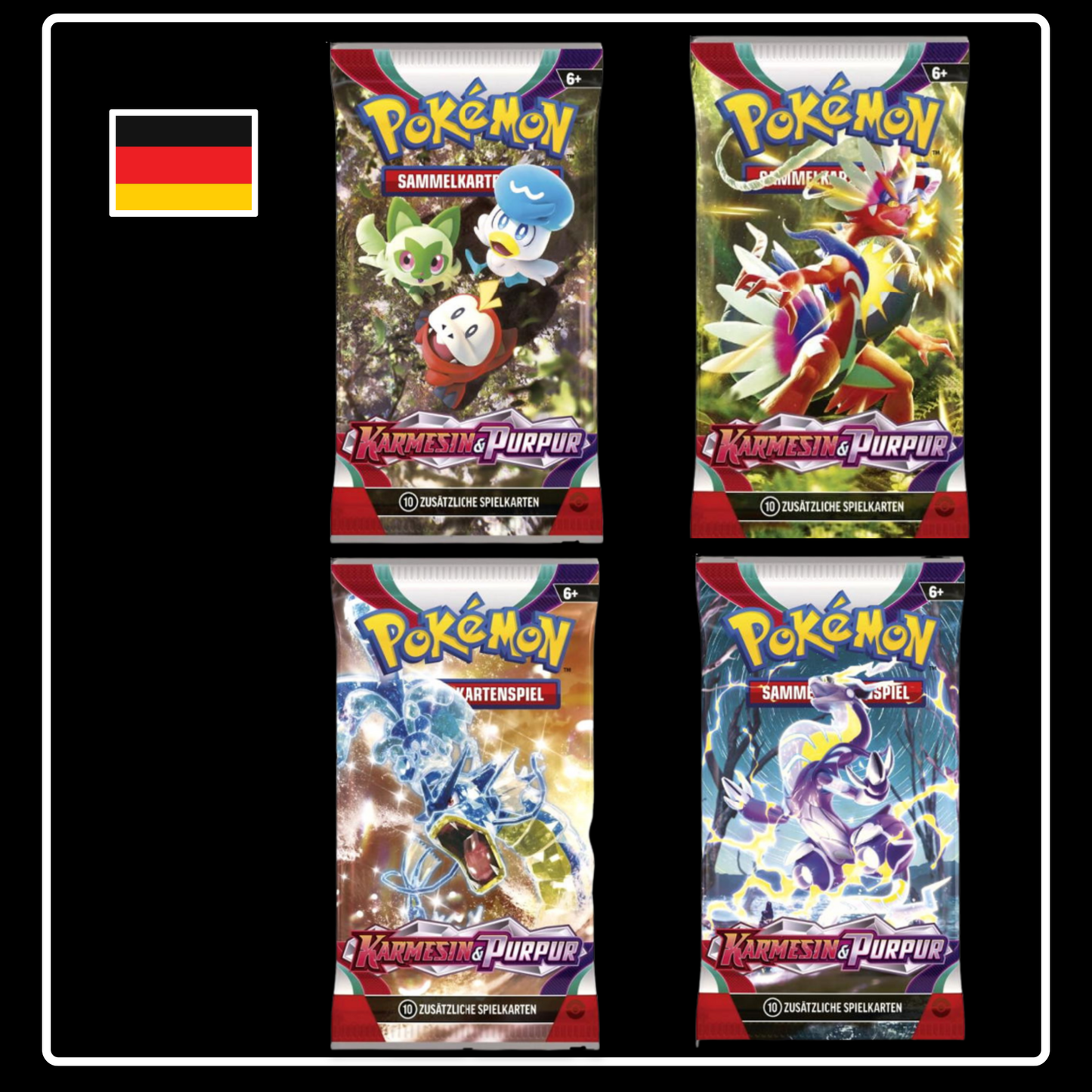 Karmesin & Purpur Booster Pack Deutsch