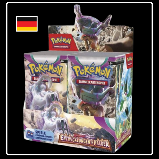 Karmesin & Purpur Entwicklungen in Paldea Booster Box