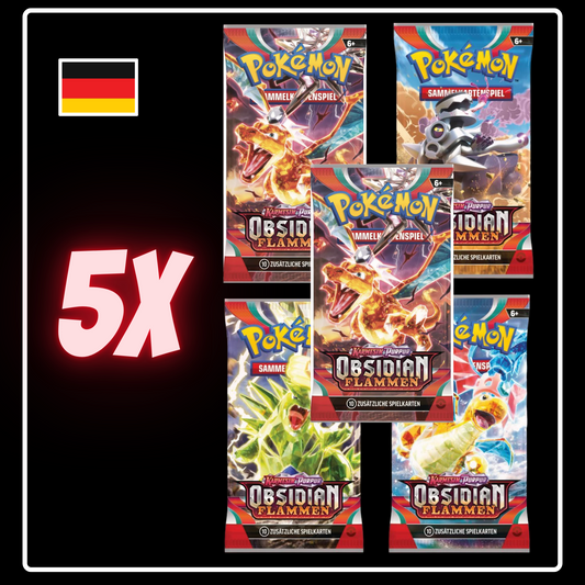 Karmesin & Purpur Obsidian Flammen Booster Pack (5x Stück)