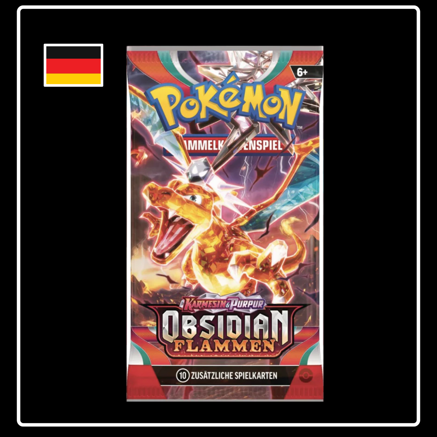 Pokemon KP3.0 Karmesin & Purpur Obsidianflammen Booster Pack