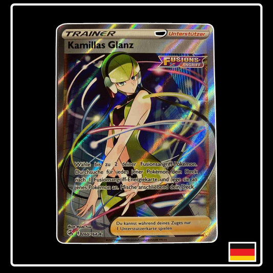 Kamillas Glanz FA Pokemon Karte aus dem Set Fusion Strike