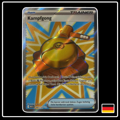 Kampfgong Trainer Full Art 168/132 Pokemon Mega Entwicklung