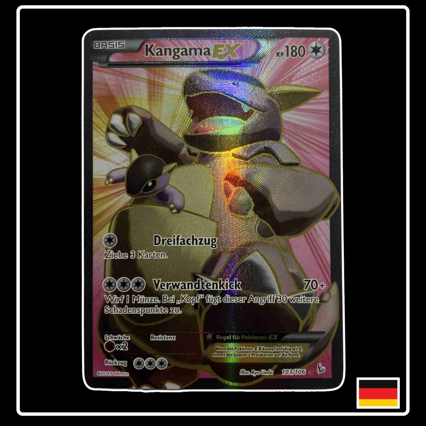 Kangama EX Full Art 103/106 Pokemon XY Flammenmeer