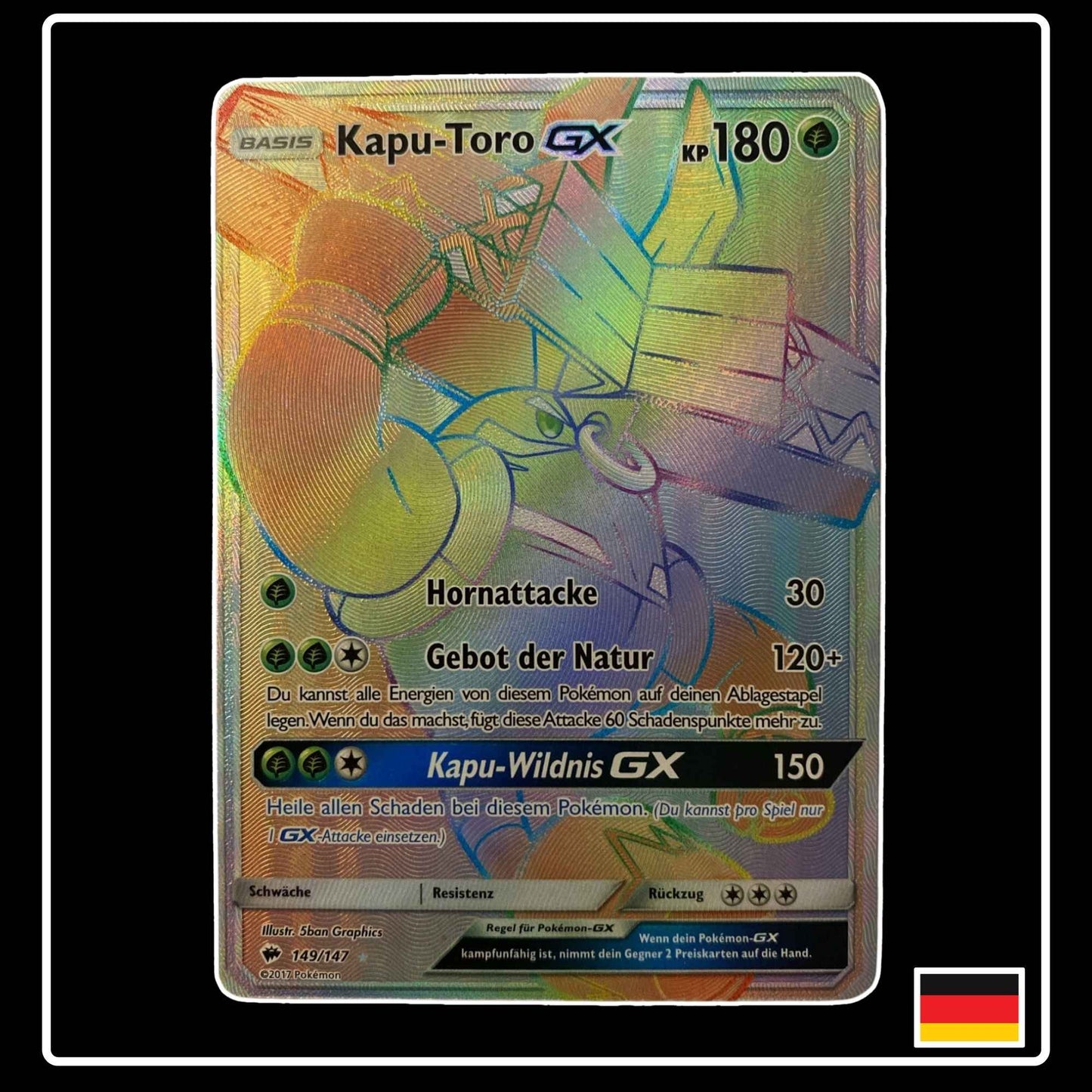 Kapu-Toro GX  Rainbow 149/147 Nacht in Flammen