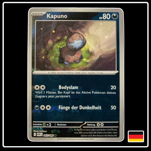 Kapuno Meisterball 065/086 Pokemon Weisse Flammen