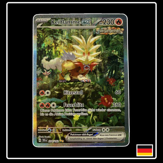 Keilflamme ex SIR 204/162 aus dem Pokemon Set Gewalten der Zeit