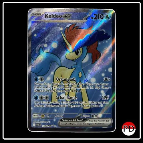 Keldeo ex Full Art 159/086 Pokemon Weisse Flammen