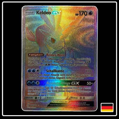 Keldeo GX Rainbow 240/236 Pokemon Bund der Gleichgesinnten
