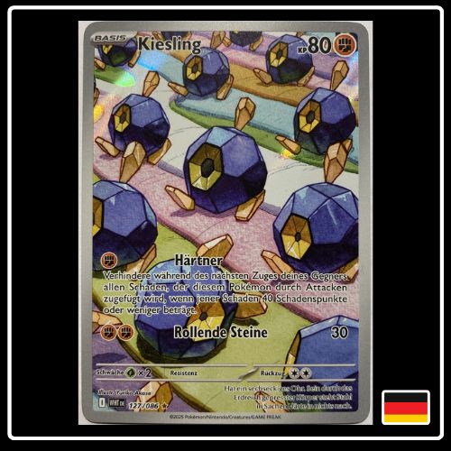 Kiesling Illustration Rare 127/086 Pokemon Weisse Flammen