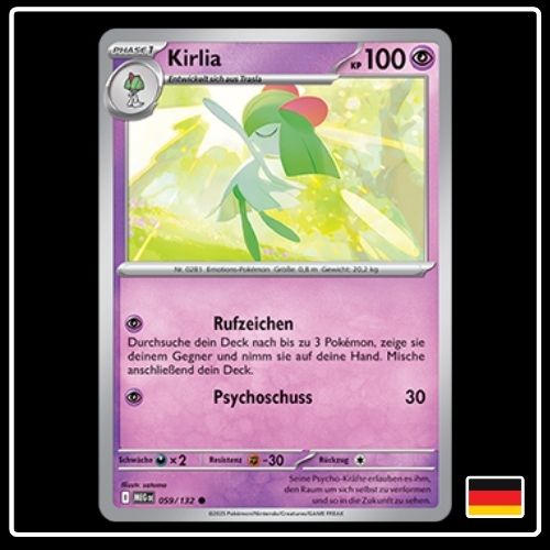 Kirlia 059/132 Pokemon Mega Entwicklung