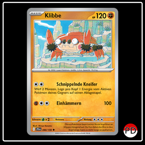 Klibbe 090/159 Pokemon Reisegefährten