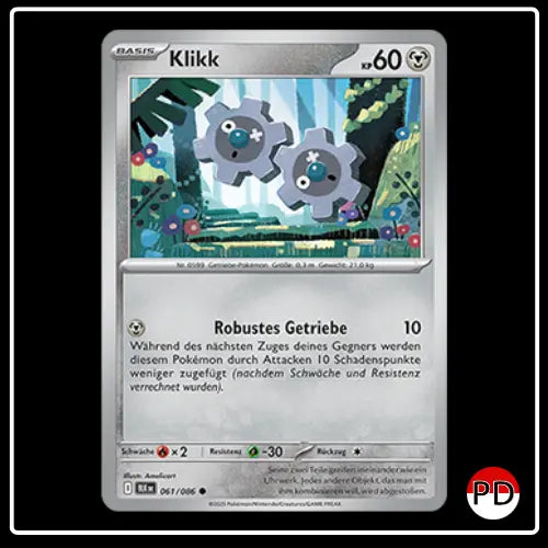 Klikk 061/086 Pokemon Schwarze Blitze