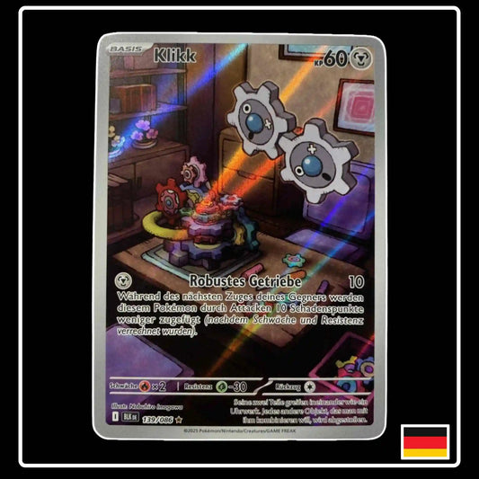 Klikk Illustration Rare 139/086 Pokemon Schwarze Blitze