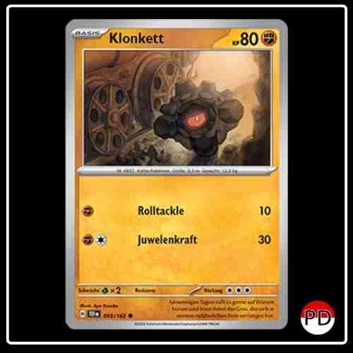 Klonkett 093/162 Pokemon Gewalten der Zeit