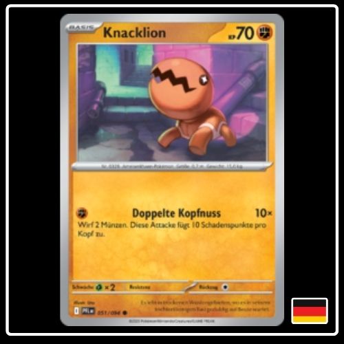 Knacklion 051/094 Pokemon Fatale Flammen