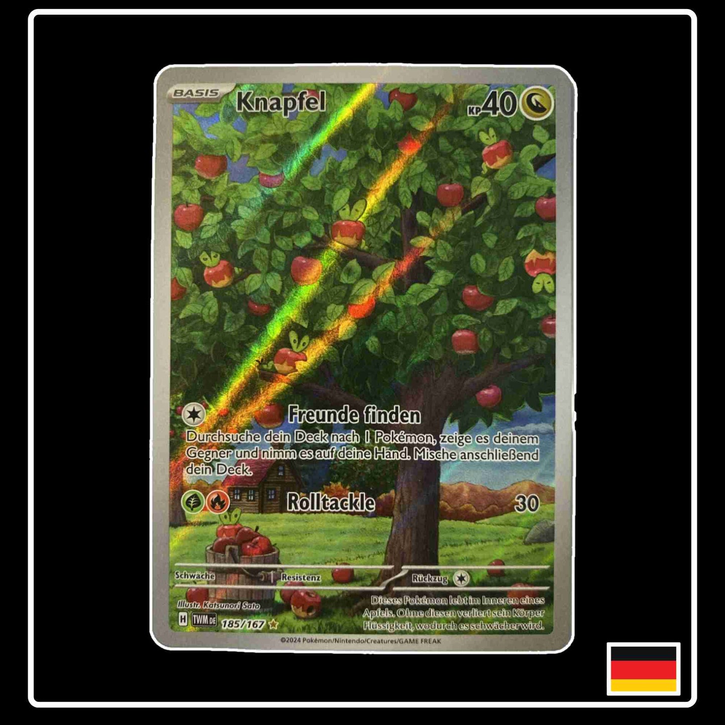 Knapfel Art Rare 185/167 aus dem Pokemon Set Maskerade im Zwielicht