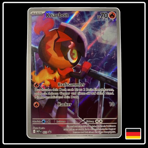 Knarbon Illustration Rare MEP DE 022 Mega Entwicklung Black Star Promo