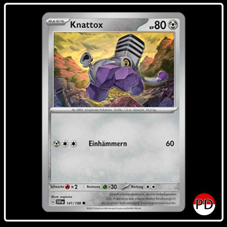 Knattox 141/198 Pokemon