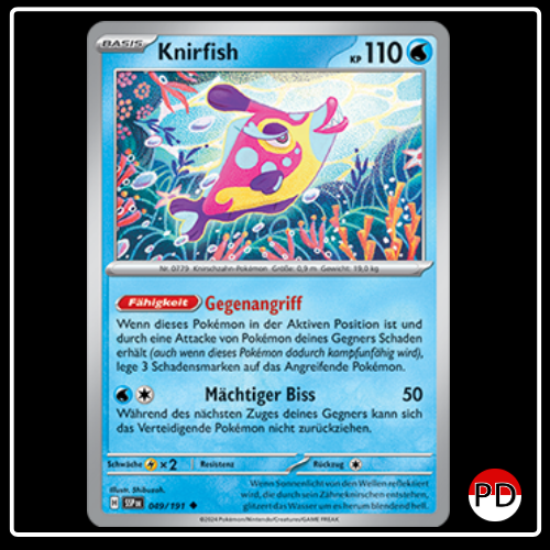 Knirfish 049/191 Pokemon Stürmische 