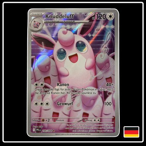 Knuddeluff Illustration Rare 105/094 Pokemon Fatale Flammen