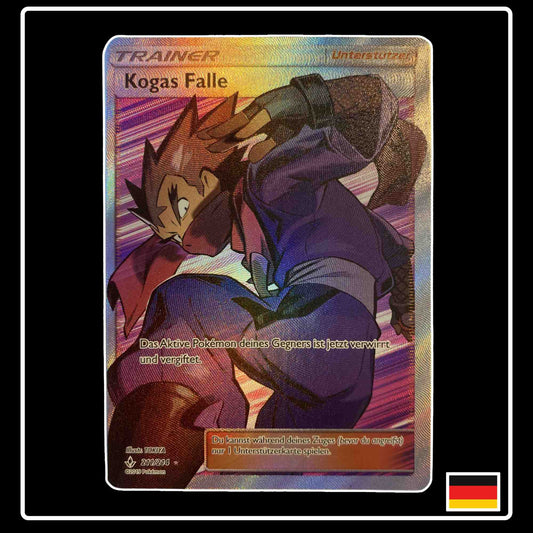 Kogas Falle Trainer Full Art 211/214 Pokemon Kräfte im Einklang