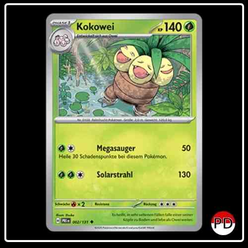 Kokowei 002/131 Pokemon Prismatische Entwicklungen